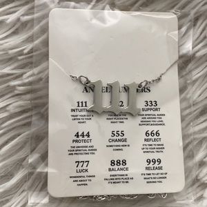 Angel number necklace